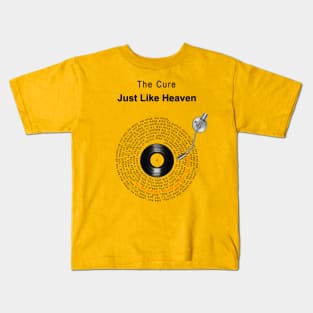 JUST LIKE HEAVEN LYRICS ILLUSTRATIONS Kids T-Shirt